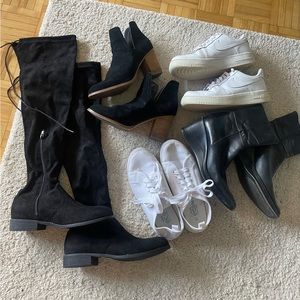 5 PAIRS WOMENS SHOES